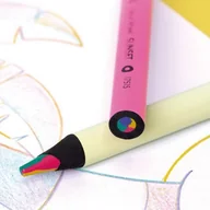 Przybory szkolne - Milan Kredka Sunset Multicolour Maxi okrągły - miniaturka - grafika 1