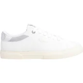 Trampki damskie - Pepe Jeans Damskie trampki KENTON KNIT W, szare (srebrne), 38 EU, Szary Srebrny, 5 UK - miniaturka - grafika 1