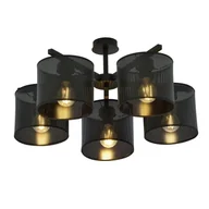 Lampy sufitowe - Emibig Jordan lampa sufitowa 5-punktowa czarna 1143/5 1143/5 - miniaturka - grafika 1