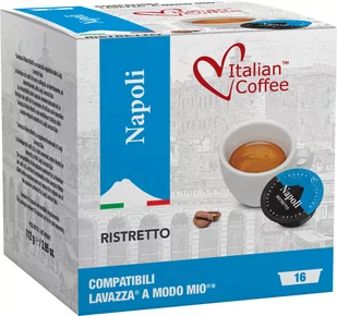 Italian Coffee Napoli Ristretto 16 kapsułek do Lavazza A Modo Mio - Kawa w kapsułkach i saszetkach - miniaturka - grafika 1