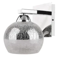 Lampy ścienne - Szklany kinkiet glamour - K218 K1-P15 - miniaturka - grafika 1