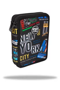 Patio Piórnik podwójny z wyposażeniem Jumper XL Big City CoolPack F077673 - Piórniki - miniaturka - grafika 1