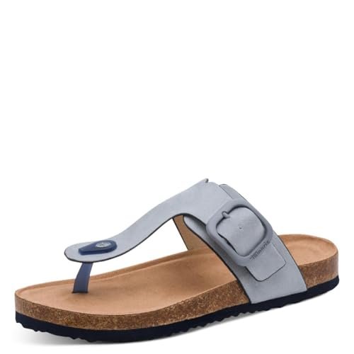 Tamaris Damskie klapki damskie 1-27400-46 Mule, jasnoniebieskie, 38 EU
