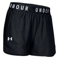 Spodenki damskie - Damskie Spodenki UNDER ARMOUR PLAY UP SHORTS 3.0 1344552-001 – Czarny - miniaturka - grafika 1