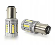 Żarówki samochodowe - żarówka Led P21/5W BAY15D 12-24V bez błędu biała - miniaturka - grafika 1