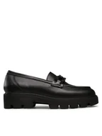 Półbuty damskie - Badura Loafersy TROPEA-E23-28188PE Czarny - miniaturka - grafika 1