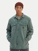 Koszule męskie - Quiksilver Koszula jeansowa Mohab Washed Twill EQYWT04654 Zielony Oversize - miniaturka - grafika 1