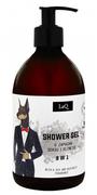 Kosmetyki do kąpieli - LAQ LaQ Doberman Żel pod prysznic 8w1 o zapachu sexu i biznesu 500ml 129631 - miniaturka - grafika 1