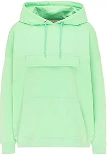 myMo Damska bluza z kapturem blond, miętowa, L, miętowy, L - Bluzy damskie - miniaturka - grafika 1