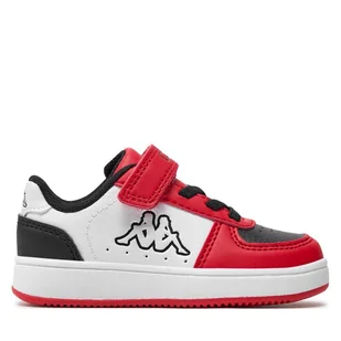 Sneakersy Kappa Logo Malone 5 Ev Inf 381Y12W White/Black/Red A00 - Buty dla chłopców - miniaturka - grafika 1