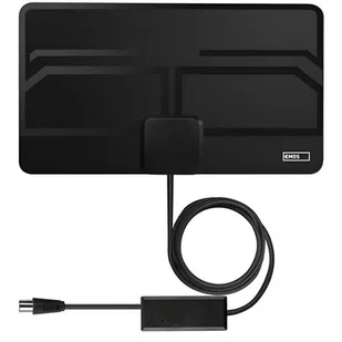 Antena pokojowa EMOS CITY LEAF-C600, DVB-T2, DAB, filtr LTE/4G/5G (J0709) - Anteny TV - miniaturka - grafika 1