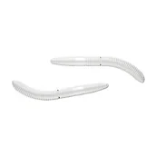 Przynęty - Przynęta LIBRA LURES Fatty D’Worm 6.5 cm Silver Pearl - miniaturka - grafika 1