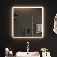 Lustra - vidaXL Lustro łazienkowe z LED, 60x60 cm - miniaturka - grafika 1