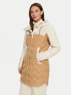 Odzież trekkingowa damska - Columbia Parka Mountain Croo™ III 2085051 Beżowy Regular Fit - miniaturka - grafika 1