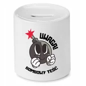 Skarbonki - SKARBONKA DONALD TUSK PO DLA CIEBIE WSZYSTKO z Nadrukiem ze Zdjęciem + Opakowanie na prezent (wzór 04) - miniaturka - grafika 1