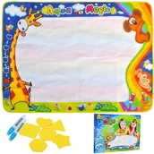 Maty edukacyjne - Mata Wodna Do Malowania Wodą Duża Xxl 100X80 Cm - miniaturka - grafika 1