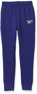Spodnie i spodenki dla chłopców - Reebok Reebok Spodnie chłopięce Pantalon Lit Intl niebieski niebieski morski 40 9042 - miniaturka - grafika 1