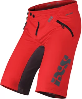 Spodnie rowerowe - IXS IXS Trigger Spodnie krótkie Mężczyźni, red/graphite M 2021 Spodnie z lycry IX-SHO-0580/1150/M - grafika 1