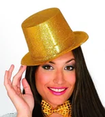 Dodatki do strojów karnawałowych - GUIRCA Cylinder brokatowy, plastikowy, złoty CYLINDP/4542-G - miniaturka - grafika 1