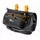 Torba sakwa rowerowa na kierownicę Jack Wolfskin MOROBBIA BAR ROLL flash black - ONE SIZE