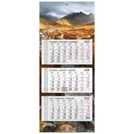 Kalendarze - Kalendarz 2026 trójdzielny główka płaska Tatry - kalendarz - miniaturka - grafika 1