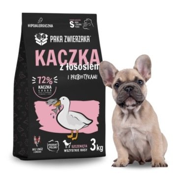 PAKA ZWIERZAKA Seven’th Heaven  Duck & Salmon PUPPY (Kaczka i łosoś SZCZENIĘTA) 3 kg