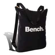 Plecaki - Bench czarny plecak nylonowy plecak miejski sklep damski 30x40x13 plecak damski D2ORI303S - miniaturka - grafika 1