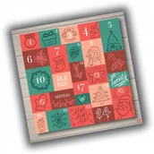 Kalendarze - Naklejki Świąteczne Adwentowy Kalendarz 17 10X10 Cm - miniaturka - grafika 1