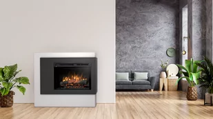 Kominek elektryczny Warmtec Pulmari wkład Dimplex 26" XHD Optiflame - biały mat, czarny - Kominki elektryczne - miniaturka - grafika 5