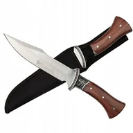 Noże - Nóż Myśliwski Taktyczny Wojskowy Finka + Pokrowiec - miniaturka - grafika 1