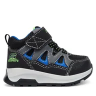 Buty dla chłopców - Trzewiki Skechers Storm Blazer 406377N BKBL Czarny - miniaturka - grafika 1