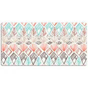 Podkładki na biurko - Duża mata na biurko Etniczny wzór geometryczny 120x60 cm - miniaturka - grafika 1