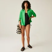 Stroje kąpielowe - Regatta Damski strój kąpielowy jednoczęściowy Alinae Czarny, Rozmiar: 38 - miniaturka - grafika 1