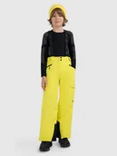 Spodnie narciarskie - 4F Spodnie narciarskie membrana 8000 chłopięce - żółte 164 (13-14 lat) - miniaturka - grafika 1