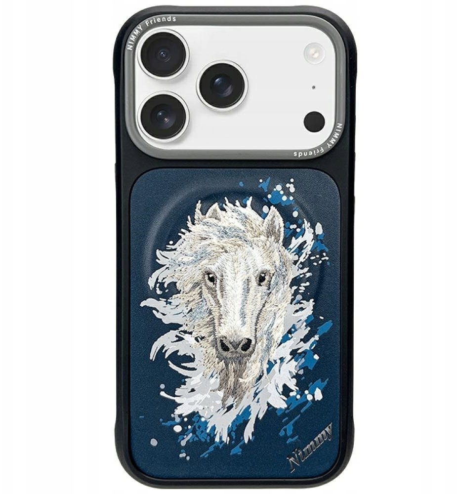 Nimmy Etui Nimmy Koń MagSafe do iPhone 17 Pro granatowy