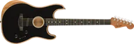 Gitary akustyczne - Fender American Acoustasonic Strat Ebony Fingerboard Black - miniaturka - grafika 1