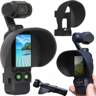 SunnyLife OSŁONA OCHRONNA PRZECIWSŁONECZNA 2W1 NA EKRAN DO KAMERY DJI OSMO POCKET 3 - Akcesoria do drona - miniaturka - grafika 1
