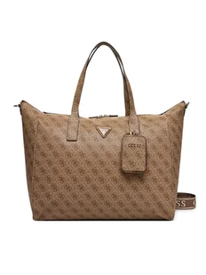 Guess Torba weekendowa Latona Travel TWLB92 11017 Brązowy - Torby sportowe - miniaturka - grafika 1