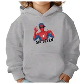 Bluzy dla dziewczynek - BLUZA DZIECIĘCA 67 SIX SEVEN VIRAL 122-128 CHŁOPIĘCA DZIEWCZĘCA PREZENT - miniaturka - grafika 1