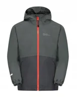 Kurtki i płaszcze dla dziewczynek - Jack Wolfskin Iceland 3 W 1 Jacket Kids, kurtka softshell, rozmiar 128 - miniaturka - grafika 1
