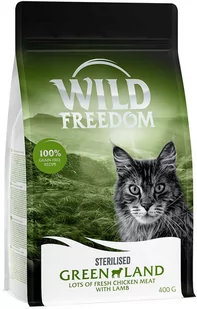 Wild Freedom Adult "Green Lands" Sterilised, jagnięcina - 400 g - Sucha karma dla kotów - miniaturka - grafika 1