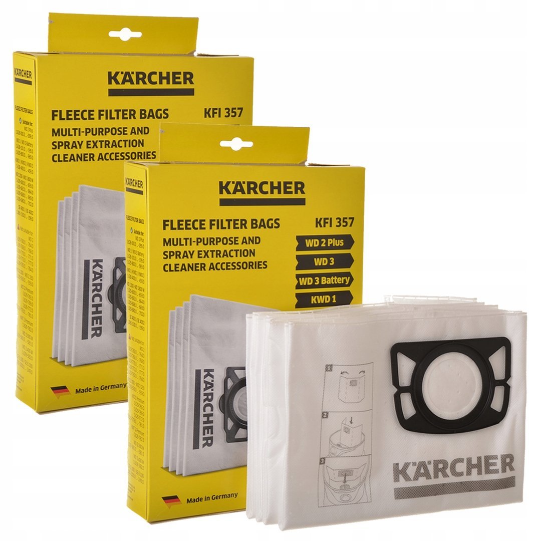WORKI KARCHER DO ODKURZACZA WD 3, WD 2, SE 4001 8x