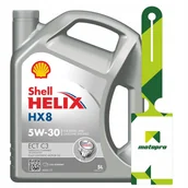 Oleje silnikowe - Shell Helix HX8 Ect C3 5W30 5L Bmw LL-04 Mb 229.51 Zawieszka - miniaturka - grafika 1