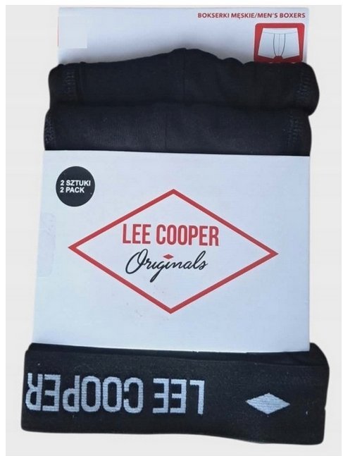 Bokserki męskie LEE COOPER 2 szt. rozmiar XXL czarne