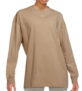 Bluzka z długim rękawem oversized Nike Essential DM6232-200 L - Bluzki damskie - miniaturka - grafika 1