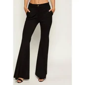Spodnie damskie - Pinko Spodnie PASTA | flare fit - miniaturka - grafika 1