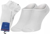 Skarpetki damskie - Tommy Hilfiger Skarpetki Stopki Sneaker 2P White R.27-30 - miniaturka - grafika 1