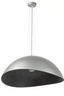Lampa wisząca z żywicy SOLARIS 40630 Sigma czarna srebrna - Lampy sufitowe - miniaturka - grafika 1
