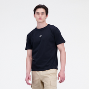 Koszulki męskie - Koszulka męska New Balance MT31504BK  czarna - miniaturka - grafika 1