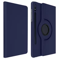 Etui do tabletów - Etui Folio z Obrotową Podstawką 360° Amortyzujące Samsung Galaxy Tab S7 11.0 – Granatowe - miniaturka - grafika 1